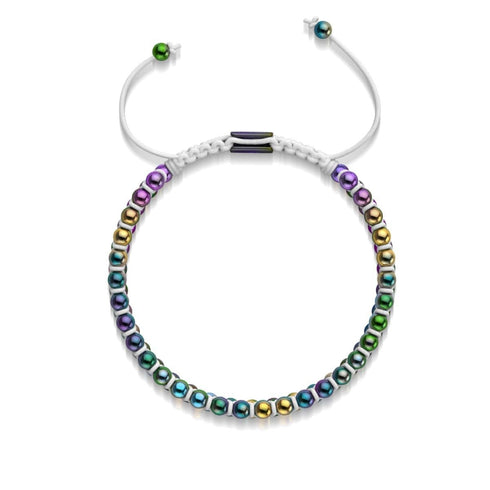 Licorne Argent | Blanc | Bracelet Mini Vitalité